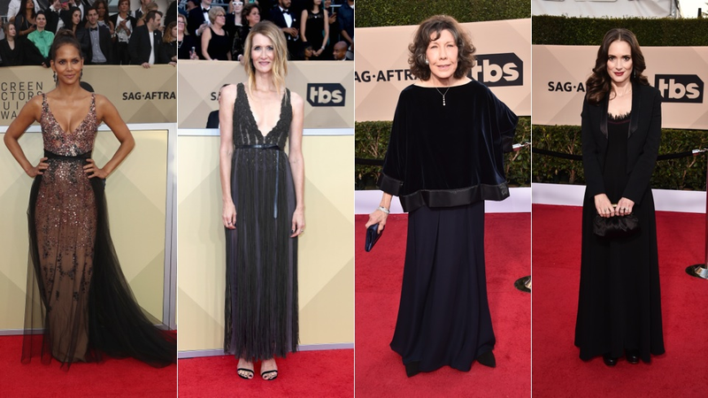 Illustration for article titled Millennial Pink's Not Dead On the SAG Awards Red Carpet